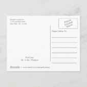 Modern Boho Chic Floral Wedding Save the Date Aankondigingskaart (Achterkant)