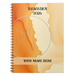 Modern Boho Crescent Notitieboek