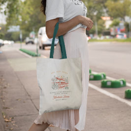 Modern Boho Desert | Bridesmaid Favor Canvas tas