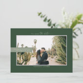 Modern Boho Desert | De foto bewaart de Datum Save The Date (Staand voorkant)