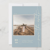 Modern Boho Desert | Vierkante foto slaat de datum Save The Date (Voorkant)