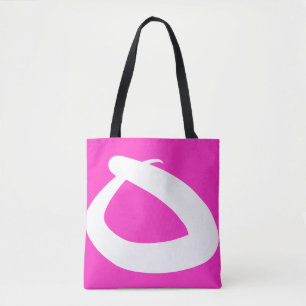 Modern boho design tote bag
