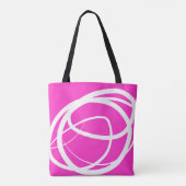 Modern boho design tote bag (Achterkant)