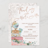 Modern Boho die Miss naar Mrs Vrijgezellenfeest br Kaart (Voorkant / Achterkant)