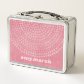 Modern Boho Dot Pattern met sprongscriptnaam (Voorkant)