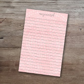 Modern Boho Dot Pattern met sprongscriptnaam Post-it® Notes