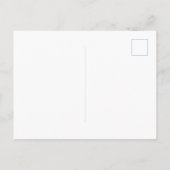 Modern Boho Dusky Blue Baby shower Aankondigingskaart (Achterkant)