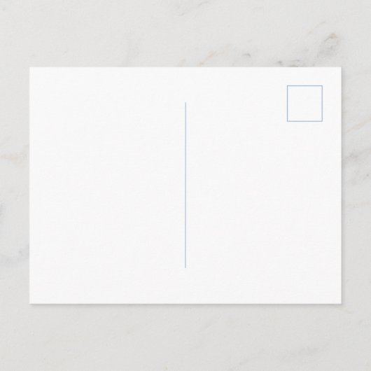 Modern Boho Dusky Blue Baby shower Aankondigingskaart (Achterkant)