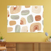 Modern Boho Earth Tones Abstract ID1273 Canvas Afdruk (Insitu (Woonkamer))