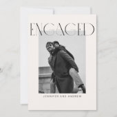 Modern Boho Engagement Party Kaart (Voorkant)