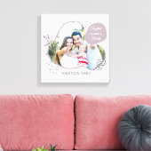 Modern Boho FAMILY Photo Contemedhedendaags Canvas (Insitu (Woonkamer))