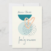 Modern Boho Family Reunion Kaart (Voorkant)