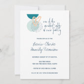 Modern Boho Family Reunion Kaart (Achterkant)