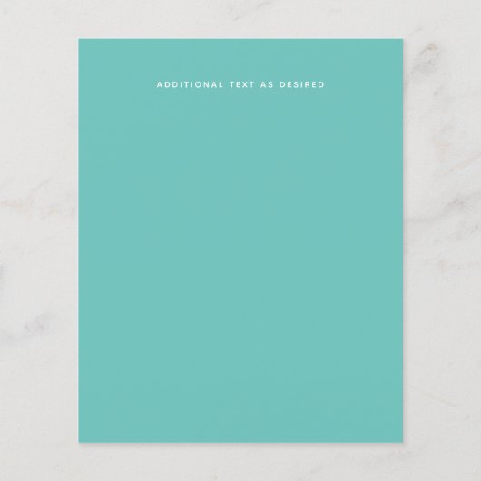 Modern Boho Feather Colorful Budget Wedding Invite (Achterkant)