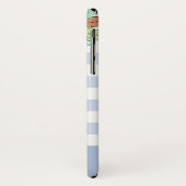 Modern Boho Floral en Stripes Case-Mate iPhone Case (Achterkant/links)