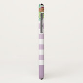 Modern Boho Floral en Stripes Case-Mate iPhone Case (Achterkant/links)