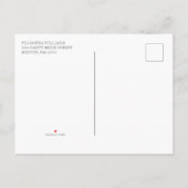 Modern Boho Floral Geometric Vrijgezellenfeest Inv Uitnodiging Briefkaart (Achterkant)