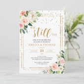 Modern Boho Floral goud geometrisch Kaart (Staand voorkant)