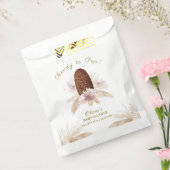 Modern Boho Floral Ice Cream Popcicle Baby shower Bedankzakje (Gezegeld)