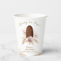 Modern Boho Floral Ice Cream Popcicle Baby shower