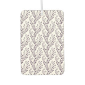 Modern Boho Floral Pattern Plum White Luchtverfrisser (Voorkant)