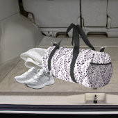 Modern Boho Floral Pattern Plum White Plunjezak