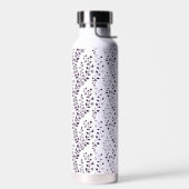 Modern Boho Floral Pattern Plum White Waterfles (Links)
