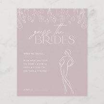 Modern Boho Floral Vrijgezellenfeest Game