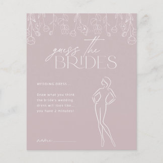 Modern Boho Floral Vrijgezellenfeest Game