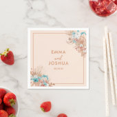 Modern Boho Floral Wedding Servet (Insitu)