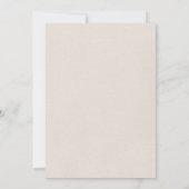 Modern Boho Folk Gender Neutral Baby shower Kaart (Achterkant)