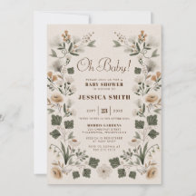 Modern Boho Folk Gender Neutral Baby shower