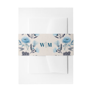 Modern Boho Folk Wedding Invitation Bel Uitnodigingen Wikkel