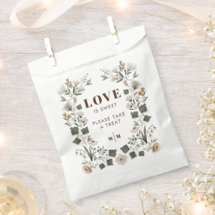 Modern Boho Folk Wedding Love is Sweet Bedankzakje