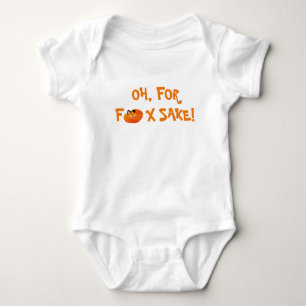 Modern Boho Fox Sake Funny Gezegde Cute Fox Oranje Romper