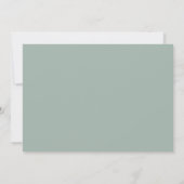 Modern Boho Geometric Green Grey Taupe Kaart (Achterkant)