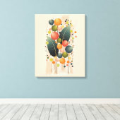 Modern Boho & geometrisch Canvas Afdruk (Insitu (Houten vloer))