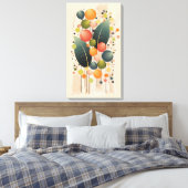 Modern Boho & geometrisch Canvas Afdruk (Insitu (Slaapkamer))