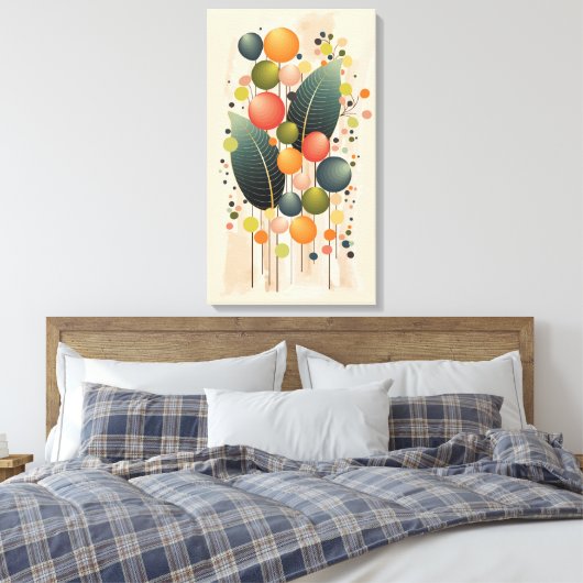 Modern Boho & geometrisch Canvas Afdruk (Insitu (Slaapkamer))