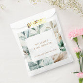 Modern Boho groen laat Baby shower Bedankzakje (Gezegeld)