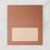 Modern Boho Jewel Earth Tone Place Kaarten Plaatskaartje (Buitenkant ongevouwen)