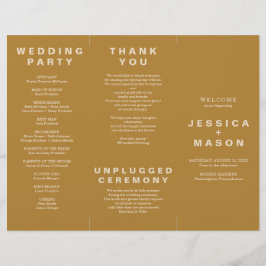 Modern Boho Jewel Earth Tone Trivouvoe Program Fly Flyer