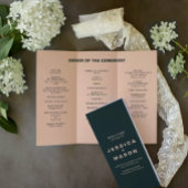 Modern Boho Jewel Earth Tone Trivouvoe Program Fly Flyer