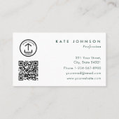 Modern Boho Jungle Animals Floral Green Colorful  Visitekaartje (Achterkant)