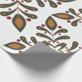 Modern Boho kerst inpakpapier (Hoek)