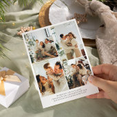 Modern Boho Kerstkaart  Kaart