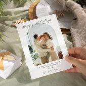 Modern Boho Kerstkaart  Kaart