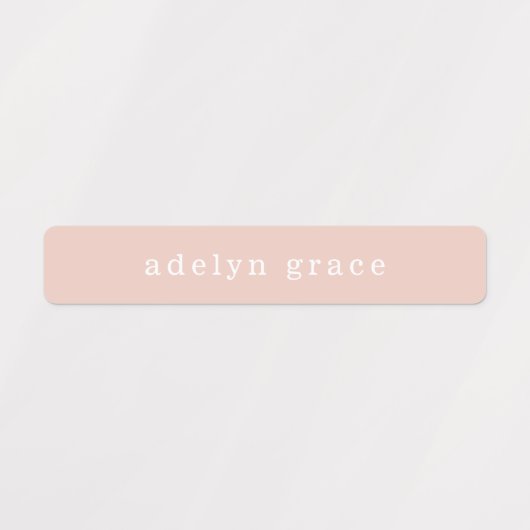 Modern Boho Kinder Name Labels (Design 1)