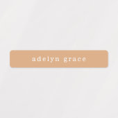 Modern Boho Kinder Name Labels (Design 2)