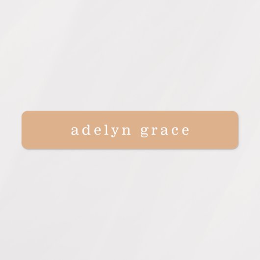 Modern Boho Kinder Name Labels (Design 2)